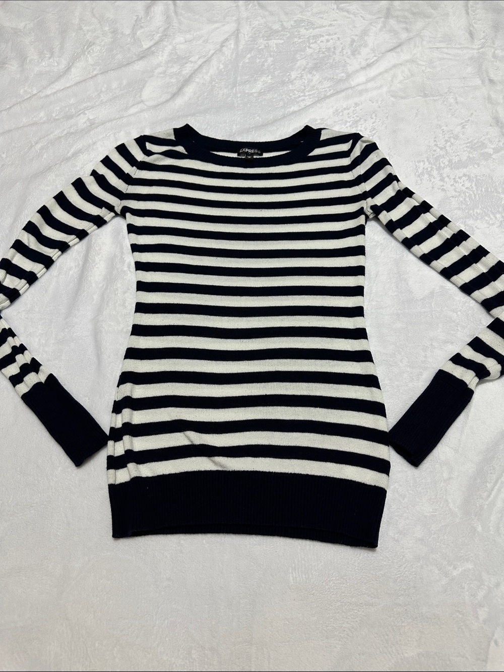 Express | size xsmall | striped long sleeve top